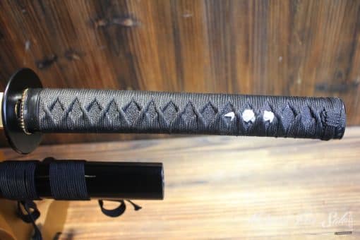 T10 Clay Tempered Duo Katana and Tanto with Standard Fittings - Image 9
