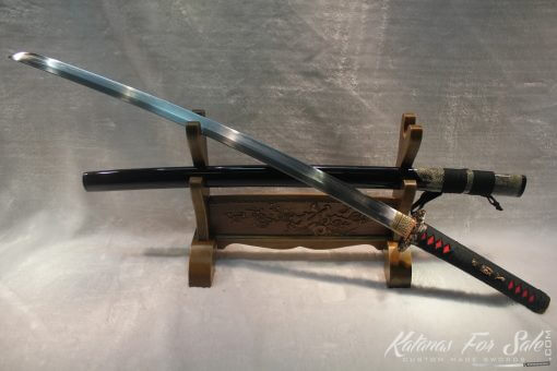 T10 Clay Tempered Carbon Steel Katana Ray Skin Saya HQ Copper Fittings - Image 6