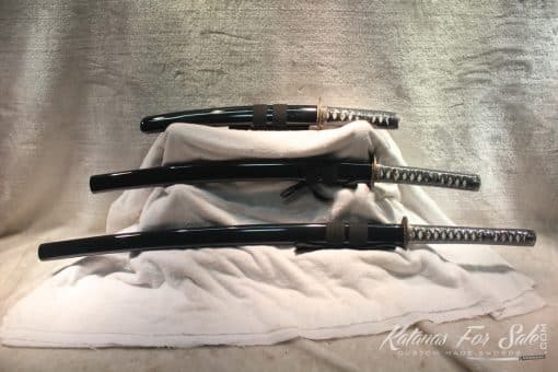 1060 Folded Steel Sword Set With Standard Fittings - Image 12