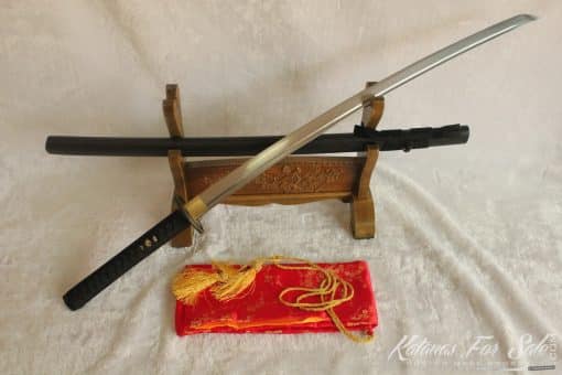 1060 Carbon Steel Katana With Beautiful Metal Alloy Fittings