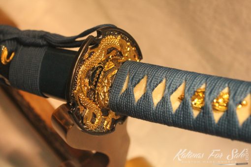 1060 Carbon Steel Katana Dragon Metal Alloy Fittings - Image 8