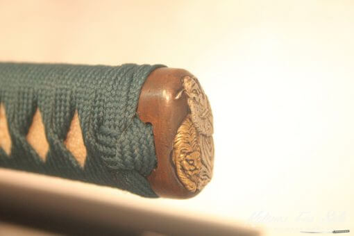 T10  Clay Tempered Carbon Steel Katana High Quality Copper Fittings - Image 12