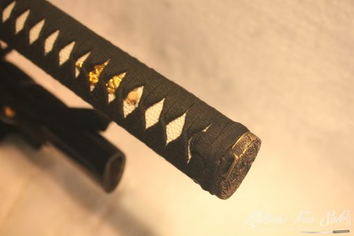 1060 Carbon Steel Ninjato Straight Blade Metal Alloy Fittings - Image 8