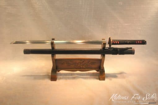 1060 Carbon Steel Ninjato Straight Blade Metal Tsuba