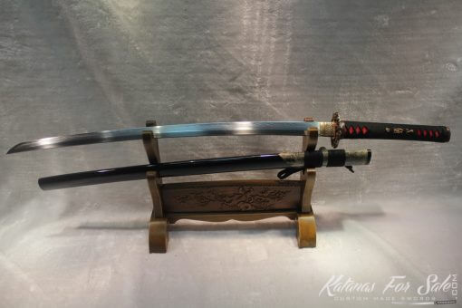 T10 Clay Tempered Carbon Steel Katana Ray Skin Saya HQ Copper Fittings - Image 9