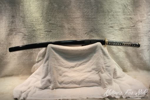 T10 Folded Clay Tempered Carbon Steel Katana With Brass fittings - Image 11