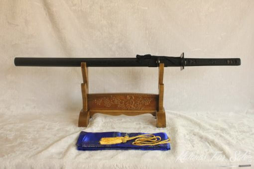 1060 Carbon Steel Ninjato Straight Blade Electroplated - Image 12