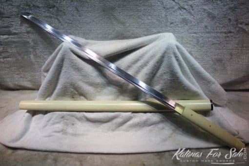 1060 Carbon Steel Heat Tempered Lacquered Bamboo Shirasaya Set - Image 7