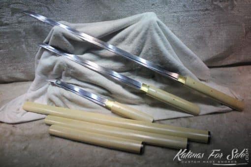 1060 Carbon Steel Heat Tempered Lacquered Bamboo Shirasaya Set - Image 12