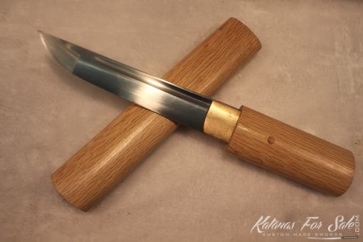 1060 Carbon Steel Pocket Bamboo wood Tanto - Image 3