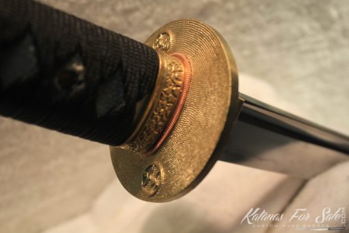 T10 Clay Tempered Carbon Steel Katana Brass Fittings - Image 15