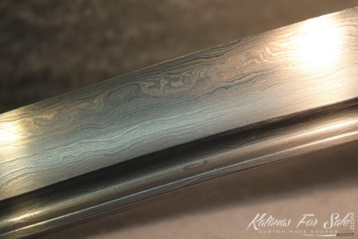 1095 Folded Carbon Steel Katana Wakizashi Tanto sword set - Image 15