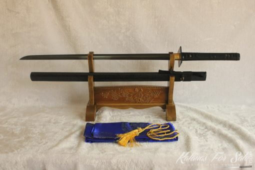 1060 Carbon Steel Ninjato Straight Blade Electroplated - Image 13