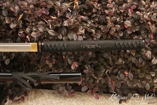 1060 Steel Heat Tempered Nodachi With Iron Tsuba - Image 10