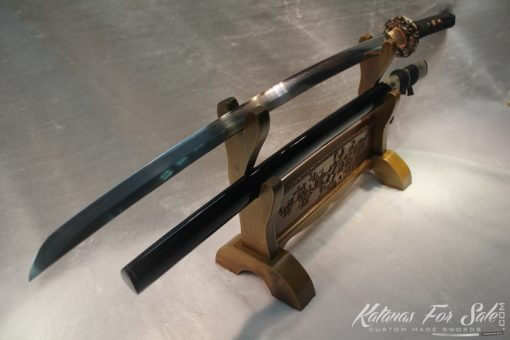 T10 Clay Tempered Carbon Steel Katana Ray Skin Saya HQ Copper Fittings - Image 11