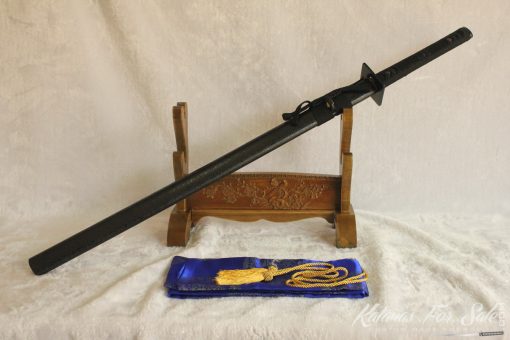 1060 Carbon Steel Ninjato Straight Blade Electroplated - Image 14