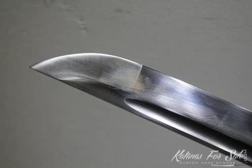 T10 Folded Clay Tempered Katana with Full Set Brass Fittings - Image 10