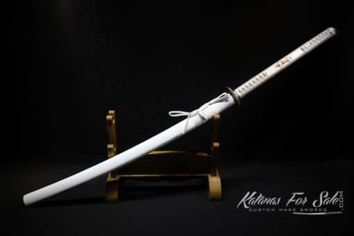 Hand forged Nagamaki 1060 Carbon Steel With Engraved Dragons - Image 8