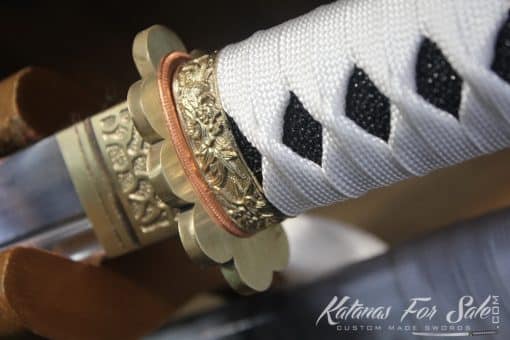 T10 Folded Clay Tempered Double Edge Katana - Image 7