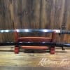 Japanese Hand Forged T10 Blue Acid Dye Clay Tempered Phoenix Katana Samurai Sword