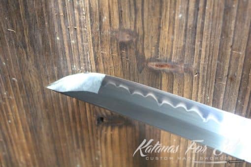 Japanese Hand Forged T10 Blue Acid Dye Clay Tempered Phoenix Katana Samurai Sword - Image 10