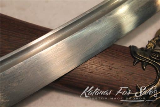Hand Forged 1095 Folded Steel Rosewood Tanto - Image 4