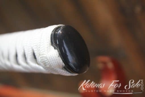 Hand Forged Gold Acid Dye 9260 Spring Steel Katana Phoenix Samurai Sword - Image 7