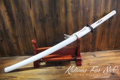 Hand Forged Gold Acid Dye 9260 Spring Steel Katana Phoenix Samurai Sword - Image 6