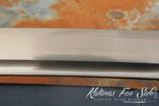 Hand Forged Gold Acid Dye 9260 Spring Steel Katana Phoenix Samurai Sword - Image 4