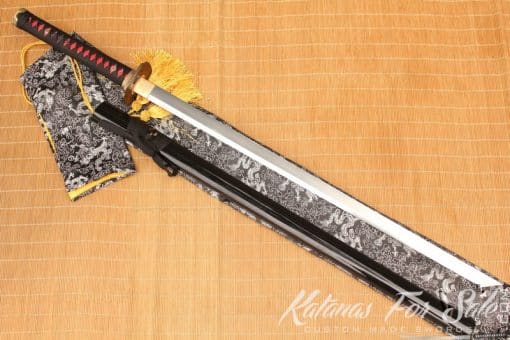 T10 Steel Folded Clay Tempered KataKiriha Zukuri Ninjato Sword - Image 13