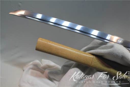1060 Carbon Steel Hackberry Wood Shirasaya Sword - Image 2
