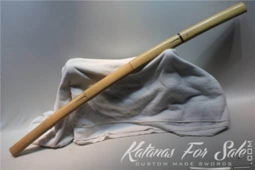 1060 Carbon Steel Hackberry Wood Shirasaya Sword - Image 5