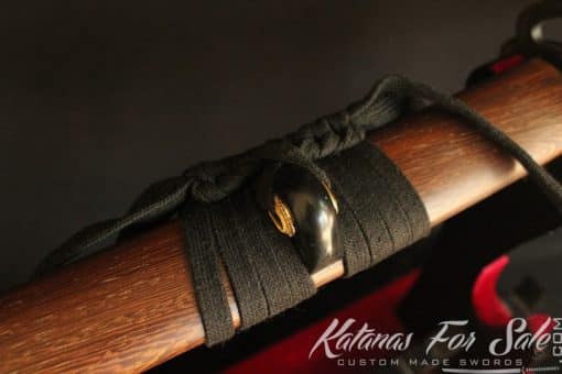 Fully Functional Japanese Katana Samurai Sword Folded Clay Tempered T10 Steel - Image 10