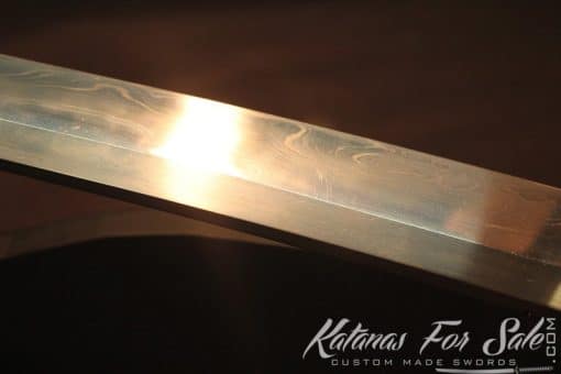 Traditional Japanese Tanto 1060 Folded Steel Tiger Shirasaya - Image 9