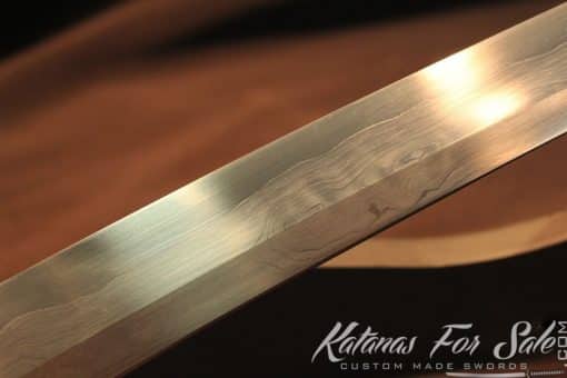 Traditional Japanese Tanto 1060 Folded Steel Tiger Shirasaya - Image 7
