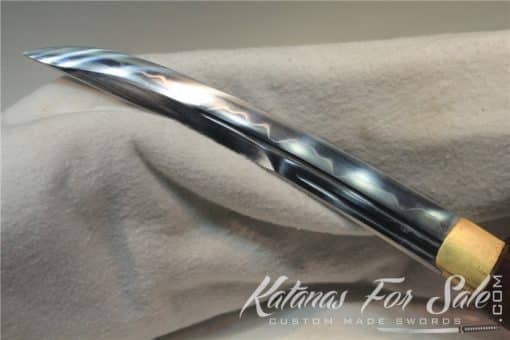T10 Steel Clay Tempered Blade Shirasaya Tanto - Image 6