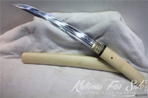 Hand Forged T10 Clay Tempered Shirsaya Tanto