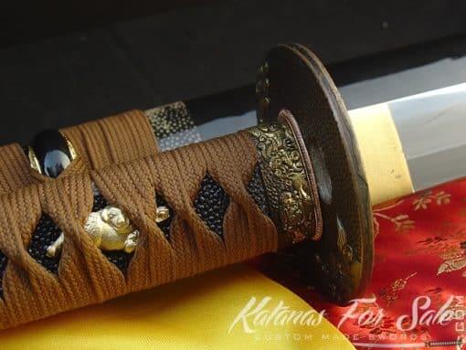 Hand Forged 1095 Steel Clay Tempered Katana - Image 12