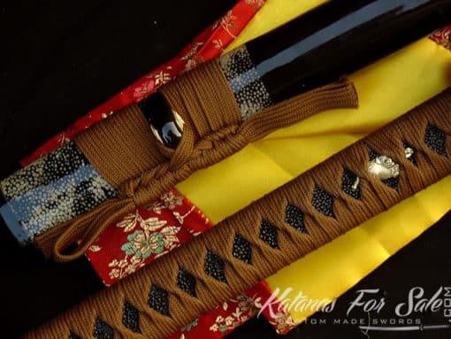 Hand Forged 1095 Steel Clay Tempered Katana - Image 9