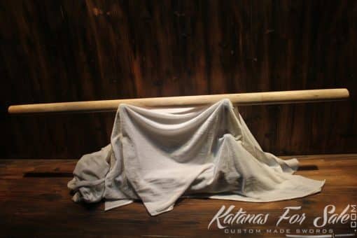 Hand Forged Folded 1060 Carbon Steel Shirasaya - Image 6
