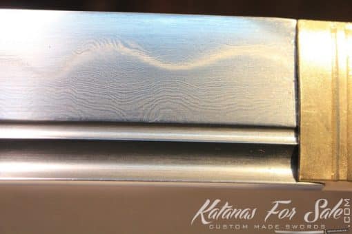 T10 Folded Clay Tempered Steel Double Edge Katana - Image 6