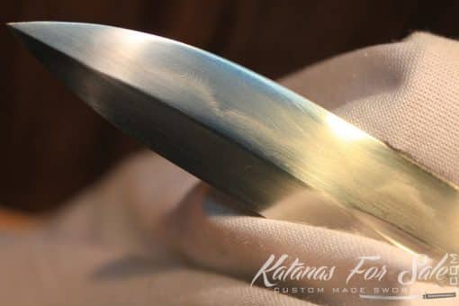 T10 Folded Clay Tempered Steel Double Edge Katana - Image 5