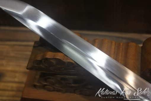 1060 Heat Tempered Carbon Steel Double Groove Tanto - Image 13