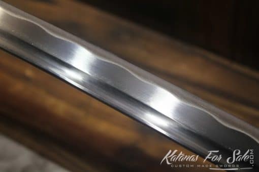 Hand forged 1060 Heat Tempered Shirasaya - Image 9