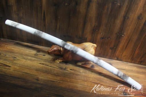 Hand forged 1060 Heat Tempered Shirasaya - Image 4