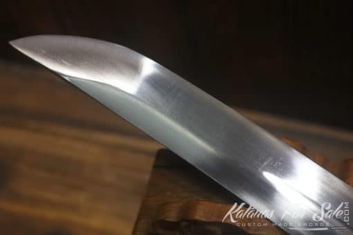 Fully Sharpened 1060 Heat Tempered Tanto with Blood Groove - Image 14