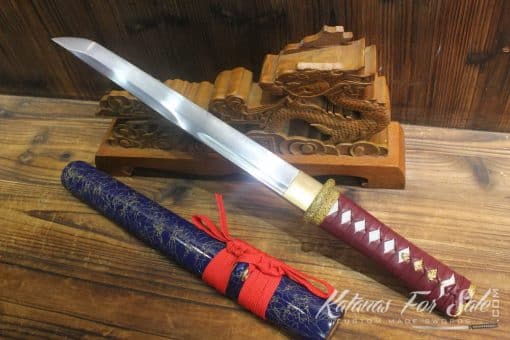 1060 Heat Tempered Carbon Steel Tanto - Image 6