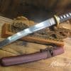 Fully Sharpened 1060 Heat Tempered Tanto with Blood Groove