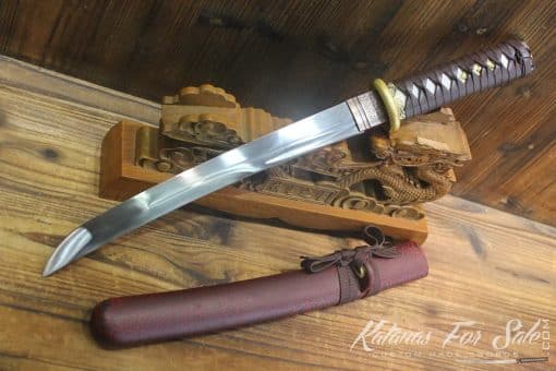 Fully Sharpened 1060 Heat Tempered Tanto with Blood Groove