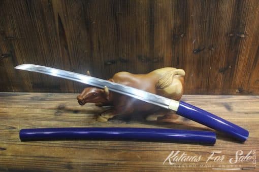 1060 Heat Tempered Katana, Wakizashi & Tanto Shirasaya Set - Image 22